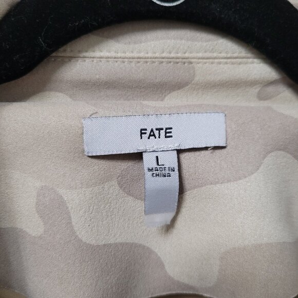 Fate Women's Moto Jacket Like New Size Large - Picture 4 of 7